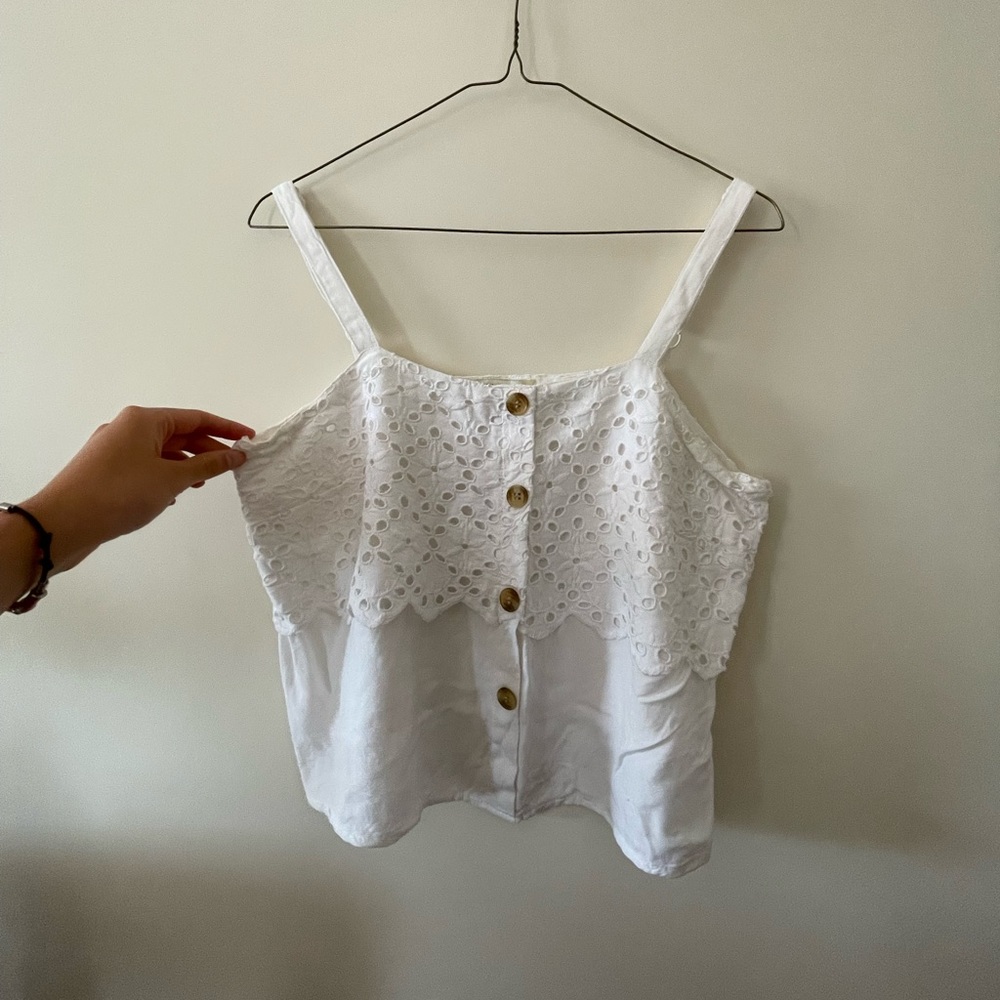 White Lace tank top